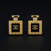 Chanel Perfume Bottle Motif Stud