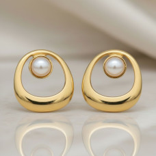 Avant Garde Pearl Orbit Stud