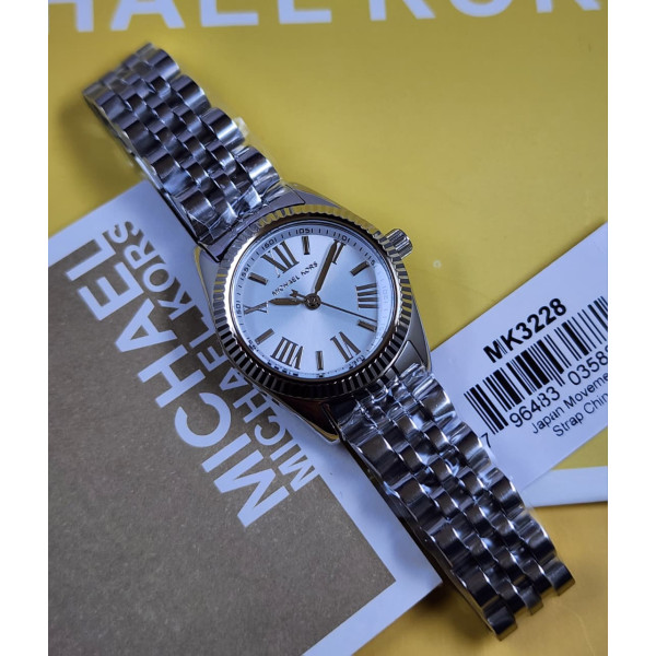 MK Women's Silver Stainless Steel Analog Watch
