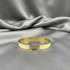 Hermes H-Link Cream Enamel Clic Clac