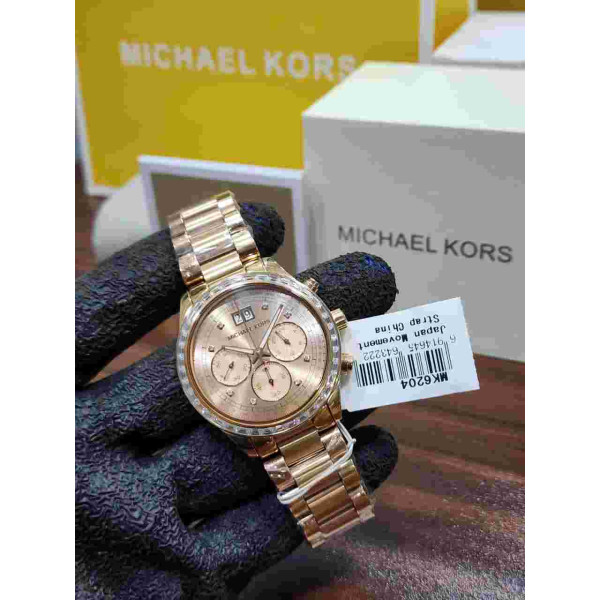 MK Rose Gold Chronograph Women's Watch