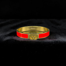 Gucci Interlocking G Crimson Enamel Bangle