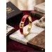 Gucci Interlocking G Crimson Enamel Bangle