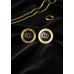 Gucci Interlocking G Midnight Onyx Stud