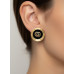Gucci Interlocking G Midnight Onyx Stud