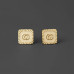 Gucci Sunburst Square Logo Stud