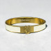YSL Monogram White Enamel Bangle