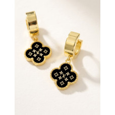 LV Clover Midnight Petal Earring