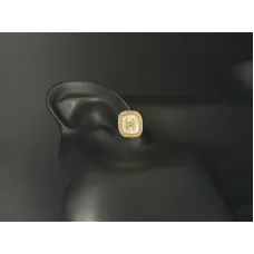 Chanel CC Halo Pearl Square Stud