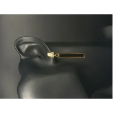 Dual-Tone Noir Geometric Drops