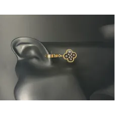 LV Clover Midnight Petal Earring