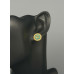 Gucci Interlocking G Green Malachite Stud