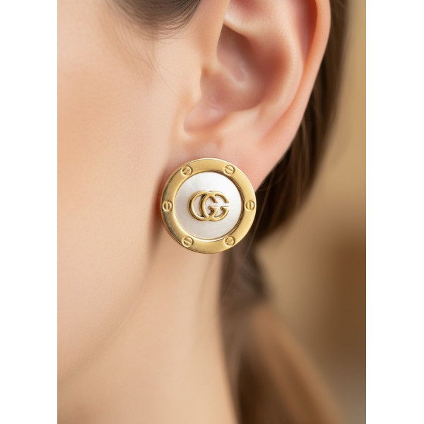 Gucci Interlocking G Pearl Essence Stud