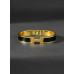 Hermes H-Link Midnight Onyx Enamel Bangle